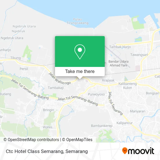 Ctc Hotel Class Semarang map