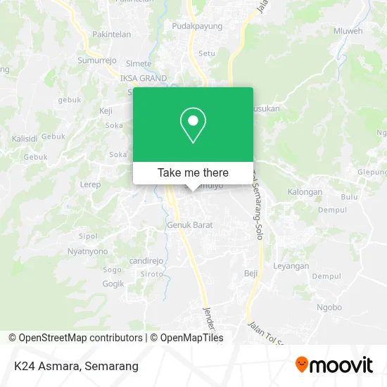 K24 Asmara map