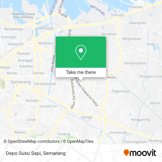 Depo Susu Sapi map