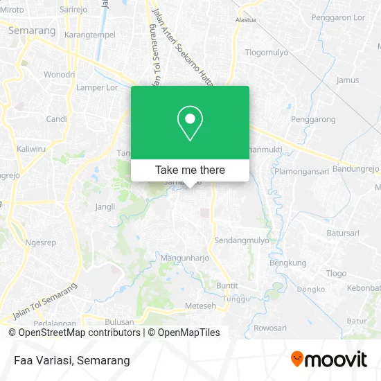 Faa Variasi map