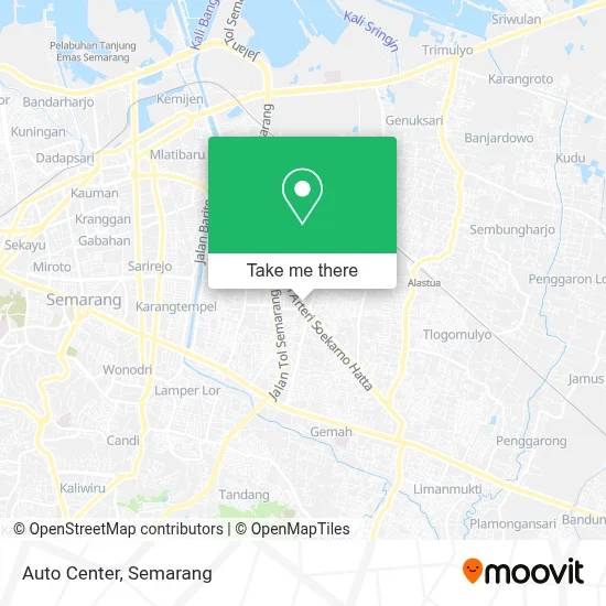 Auto Center map