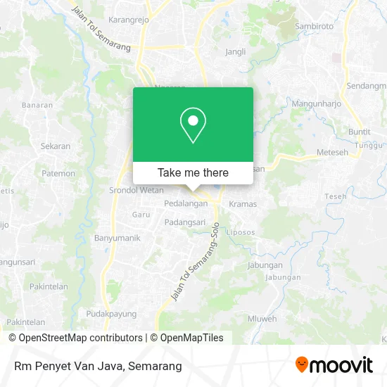 Rm Penyet Van Java map