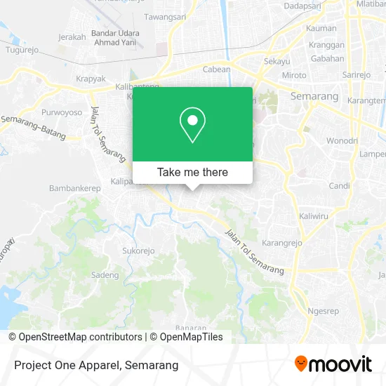 Project One Apparel map