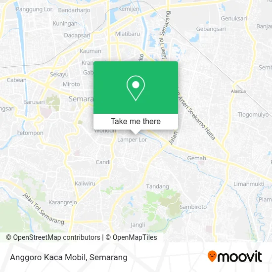 Anggoro Kaca Mobil map