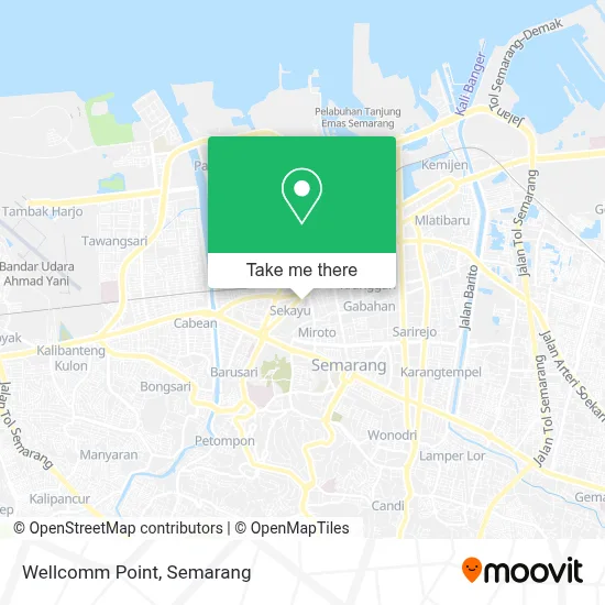 Wellcomm Point map