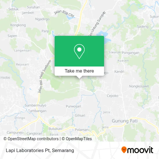 Lapi Laboratories Pt map