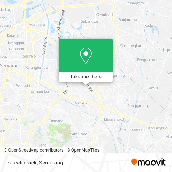 Parcelinpack map