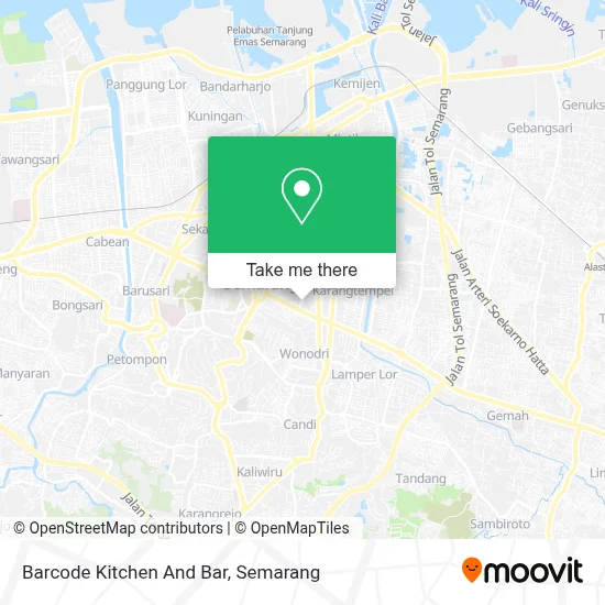 Barcode Kitchen And Bar map