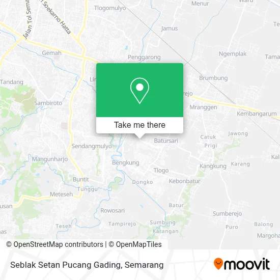 Seblak Setan Pucang Gading map
