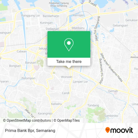 Prima Bank Bpr map