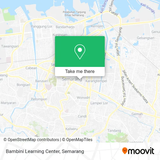 Bambini Learning Center map