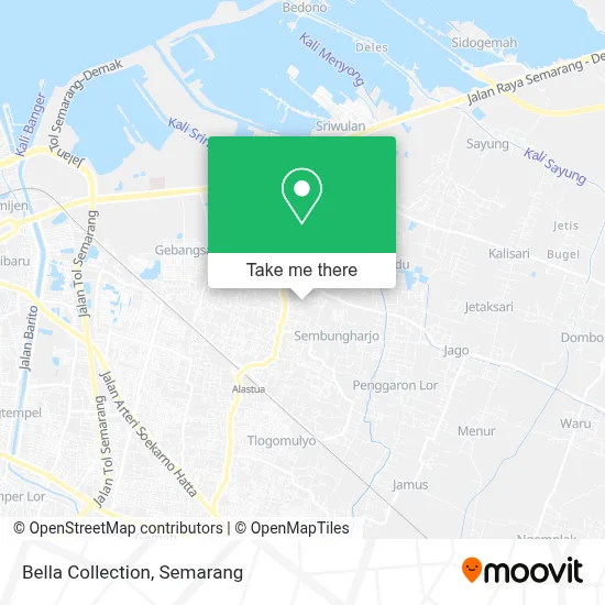 Bella Collection map