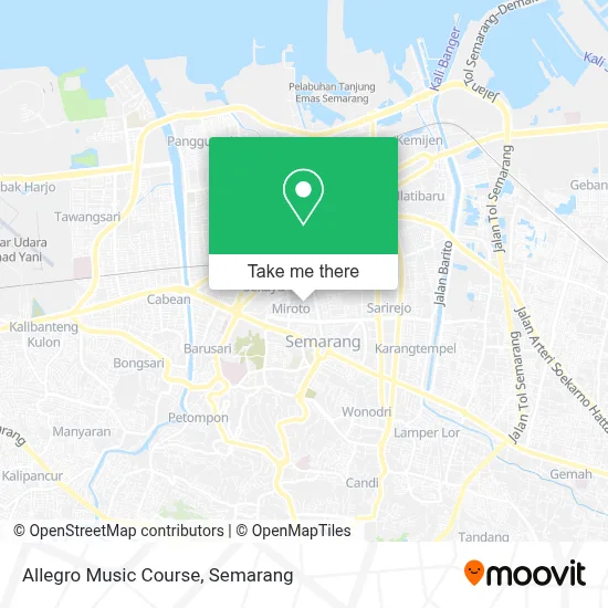 Allegro Music Course map