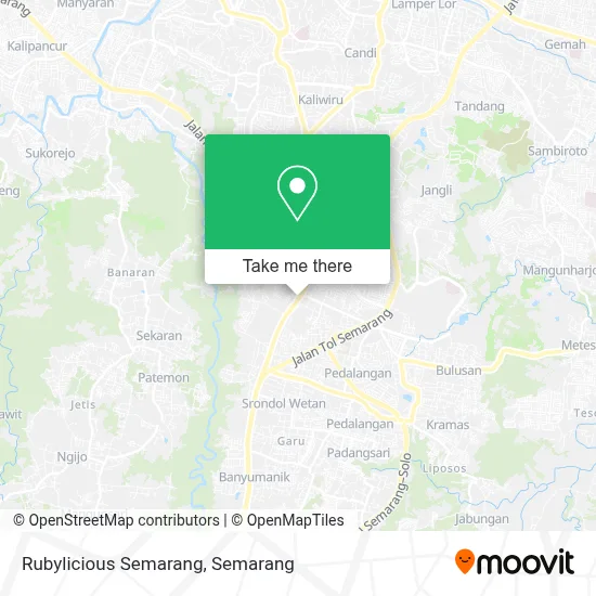 Rubylicious Semarang map