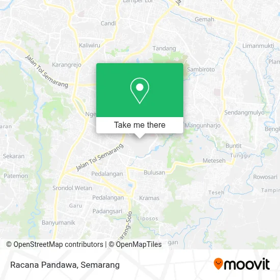 Racana Pandawa map