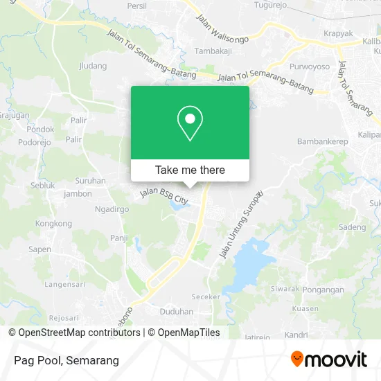 Pag Pool map
