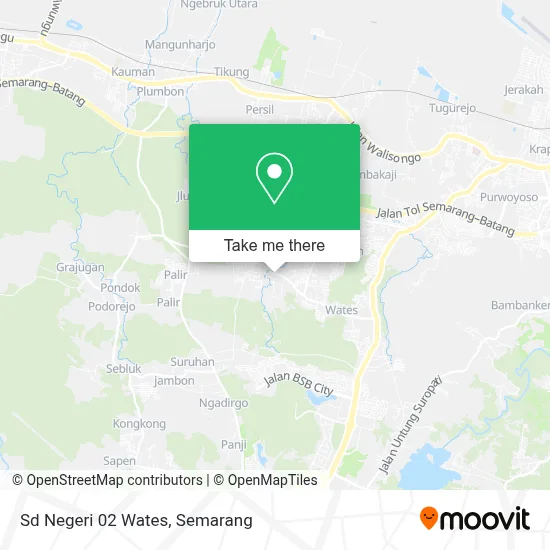 Sd Negeri 02 Wates map