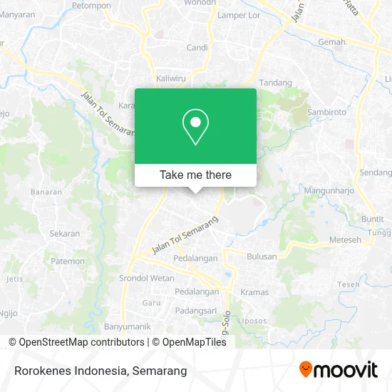 Rorokenes Indonesia map