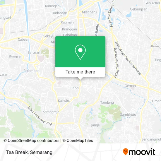 Tea Break map