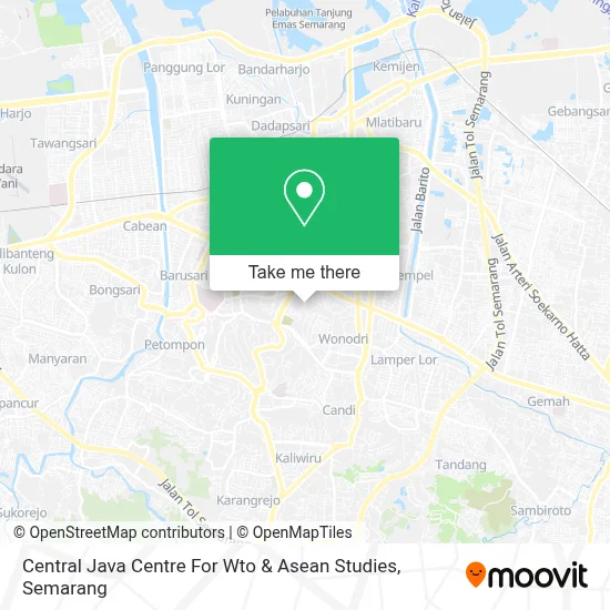 Central Java Centre For Wto & Asean Studies map