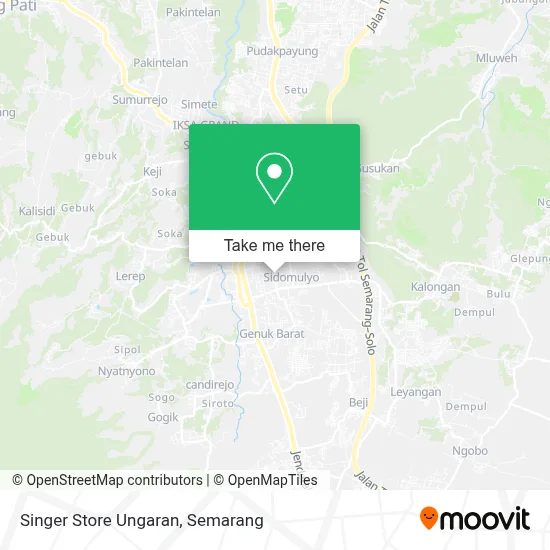 Singer Store Ungaran map