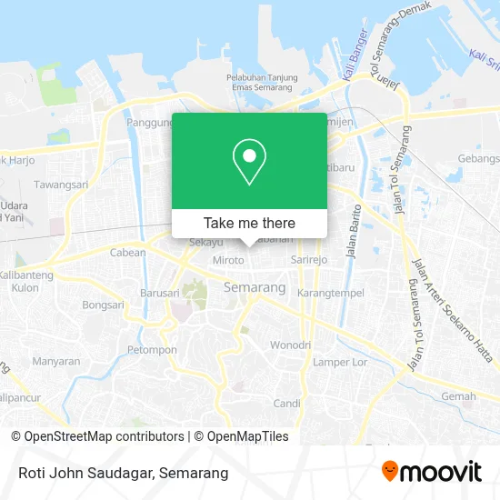Roti John Saudagar map