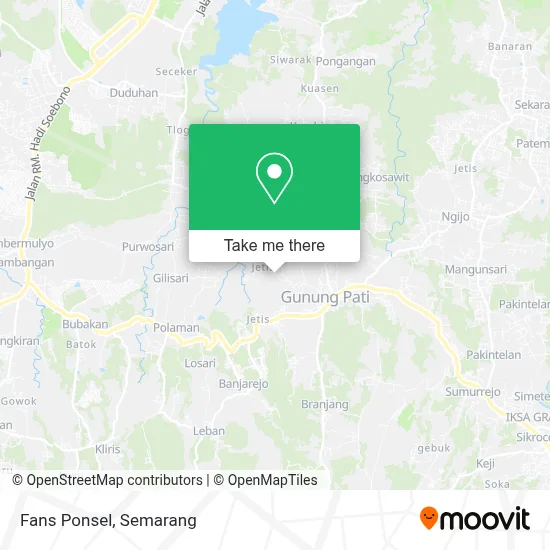 Fans Ponsel map