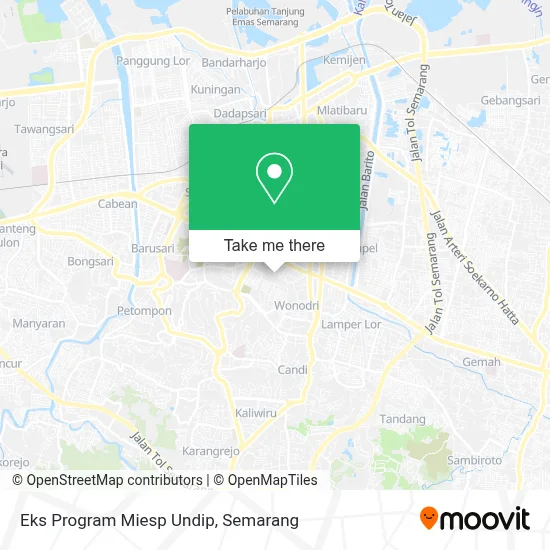 Eks Program Miesp Undip map