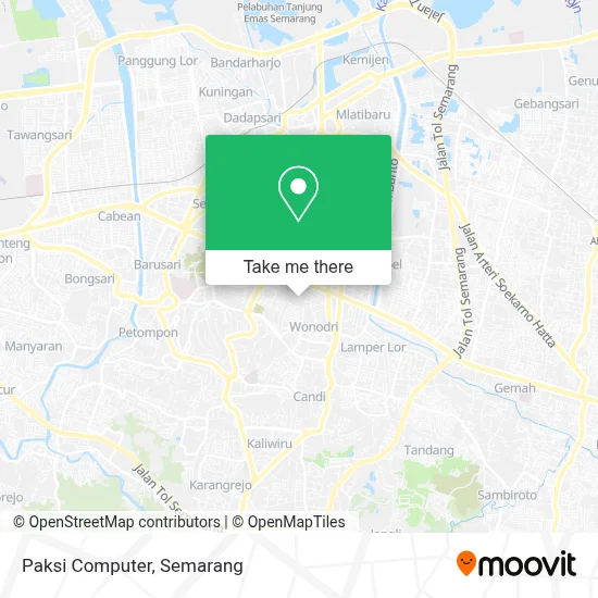 Paksi Computer map