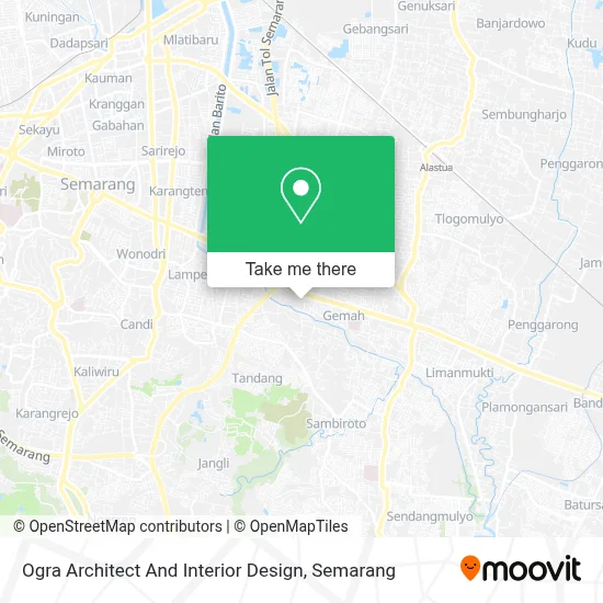 Ogra Architect And Interior Design map