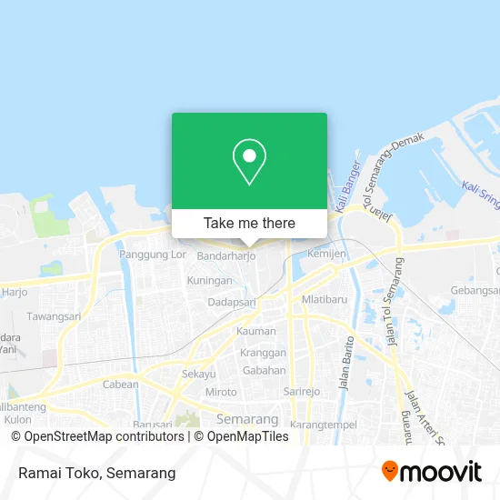 Ramai Toko map