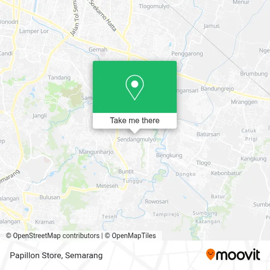 Papillon Store map