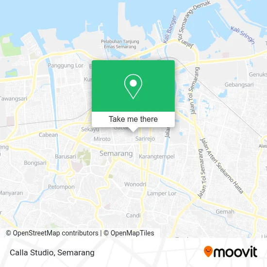 Calla Studio map