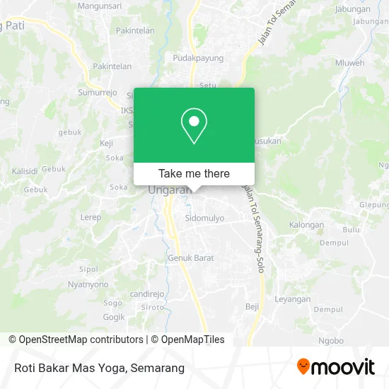 Roti Bakar Mas Yoga map