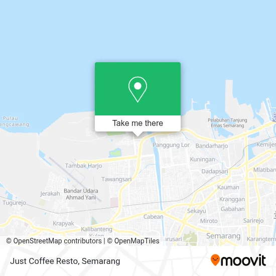 Just Coffee Resto map