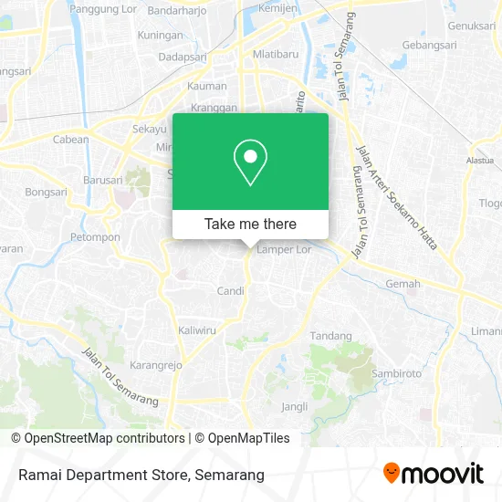 Ramai Department Store map