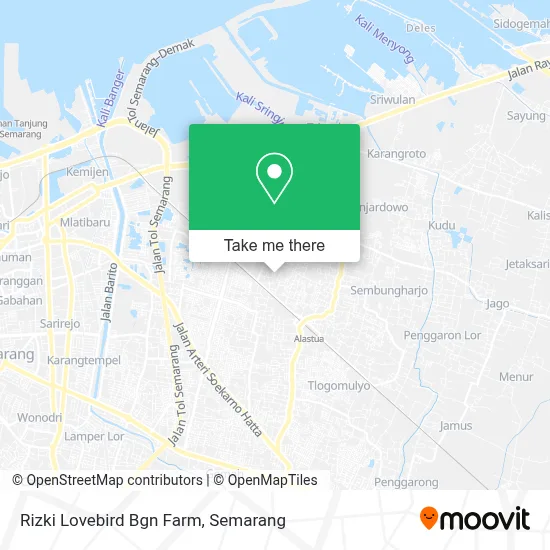 Rizki Lovebird Bgn Farm map