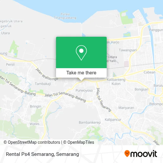 Rental Ps4 Semarang map