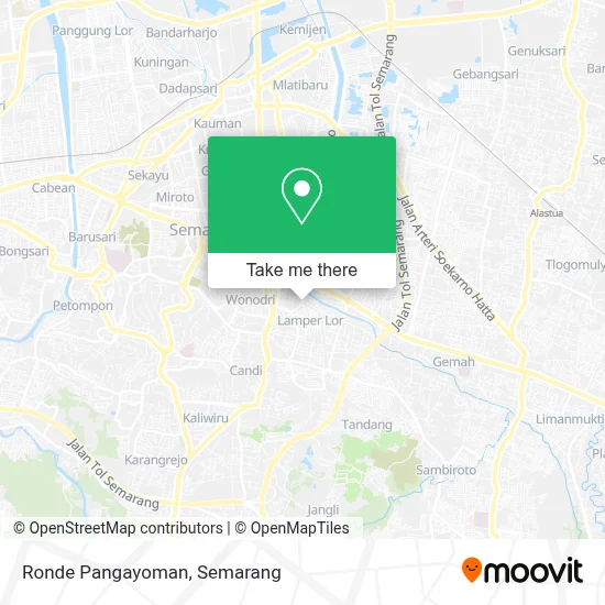 Ronde Pangayoman map