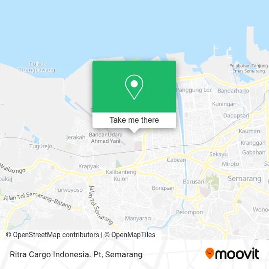 Ritra Cargo Indonesia. Pt map