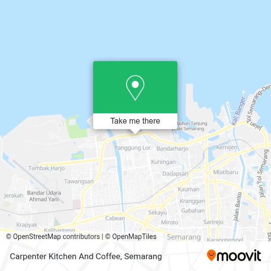 Carpenter Kitchen And Coffee map