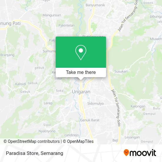 Paradisa Store map