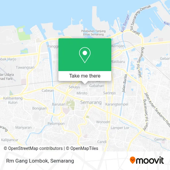 Rm Gang Lombok map