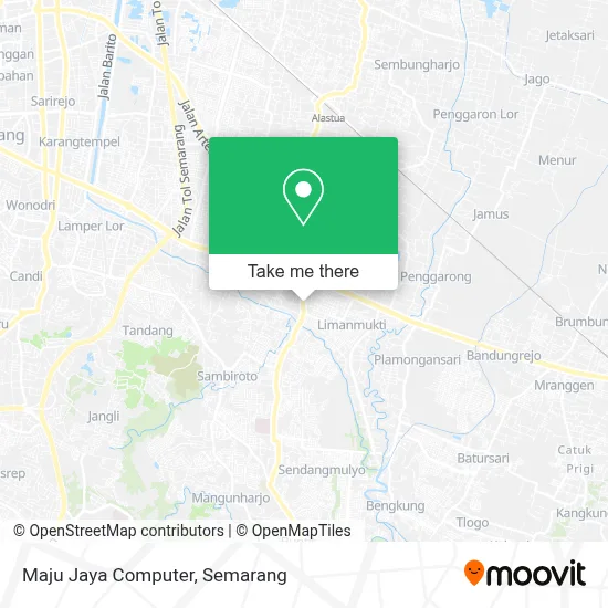 Maju Jaya Computer map