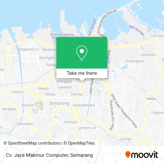 Cv. Jaya Makmur Computer map