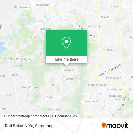 Roti Bakar N Yu map