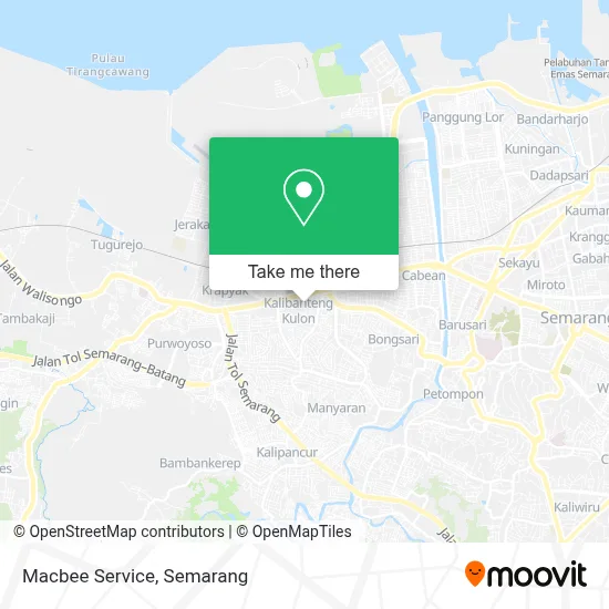 Macbee Service map