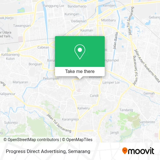 Progress Direct Advertising map