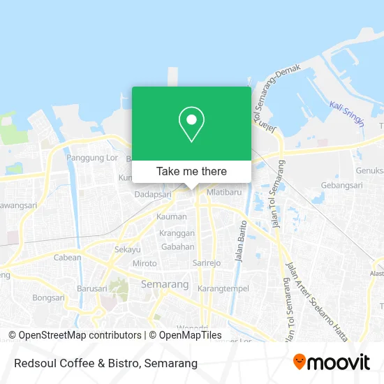 Redsoul Coffee & Bistro map