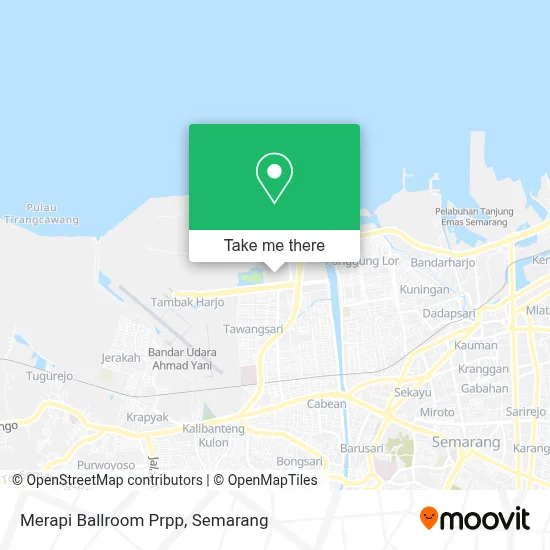 Merapi Ballroom Prpp map